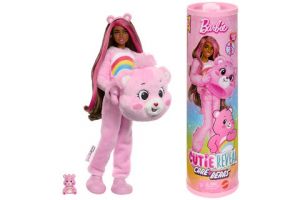 Barbie Cutie Reveal Barbie a starostliví medvídci - růžová JCN95