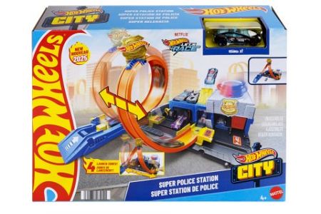 Hot Wheels City Super Policejní stanice JBM71