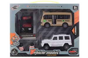 Sada aut a benzíny na baterie