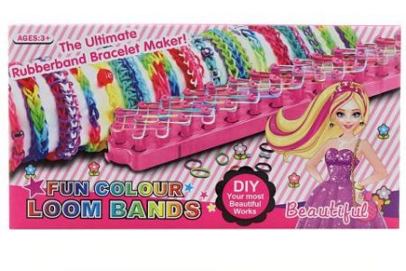 Výroba náramků z gumiček + stav