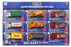 Auta kovová - prodej po 9 ks