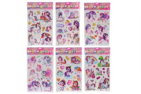 Nástěnná dekorace jednorožci