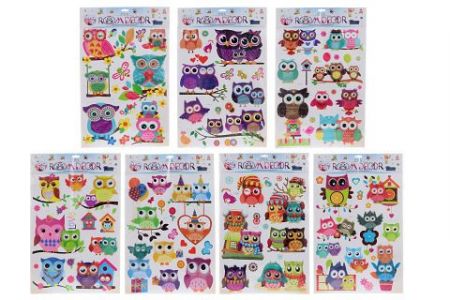 Nástěnná dekorace sovičky