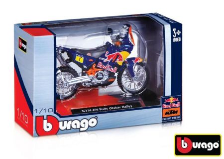 Bburago Red Bull Factory KTM Racing motorka 1:18, různé druhy
