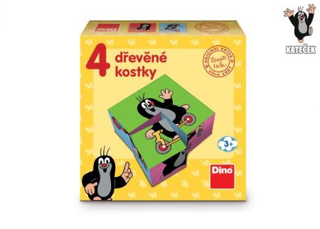 KRTEČEK Dřevěné kostky