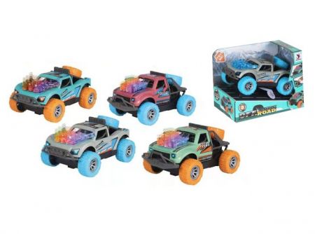 Auto terénní na setrvačník s efekty