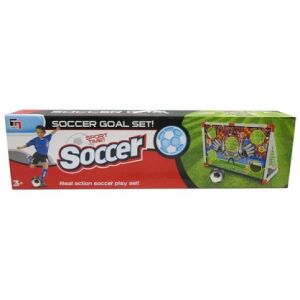 Fotbal set branka s bodovými otvory 120x74 cm