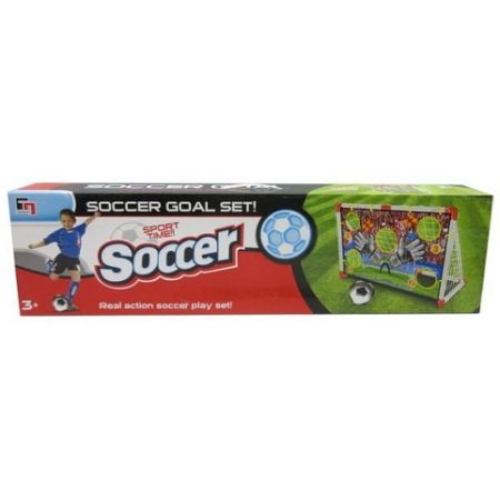 Fotbal set branka s bodovými otvory 120x74 cm