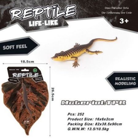 Ještěrka gumová 16 cm