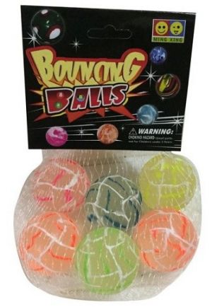 Hop koule barevné set 6ks 3 cm