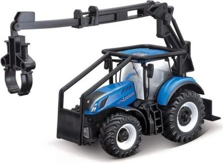 Bburago Farm Traktor 10cm New Holland T7.315 HD - lesní traktor