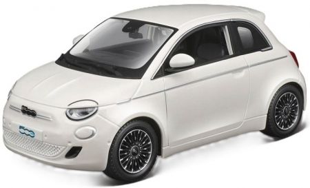 Bburago 1:24 Plus - Fiat 500e (2023) - white