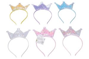 Vlasový doplněk - čelenka s ozdobou korunka