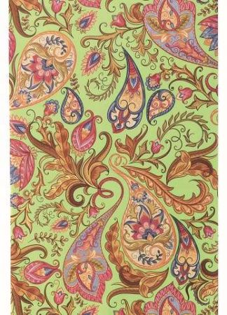 Sáček celofan 16x25 cm PAISLEY zelený