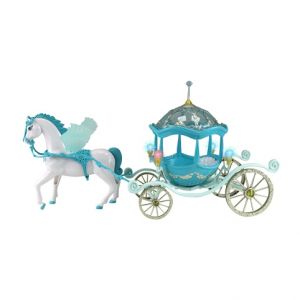 Kočár s okřídleným koněm a světlem