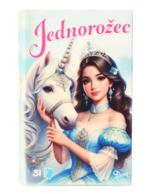 Karty Černý Petr + pexeso a dueto Jednorožec