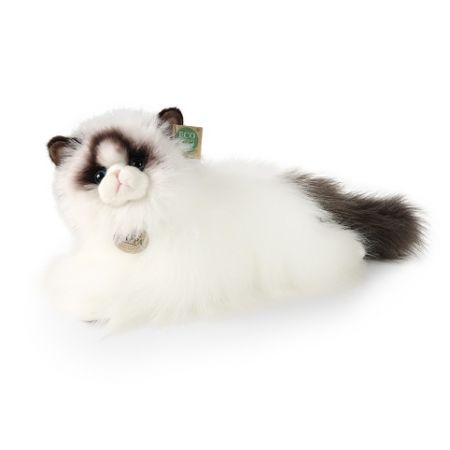 Plyšová kočka ragdoll ležící 35 cm ECO-FRIENDLY