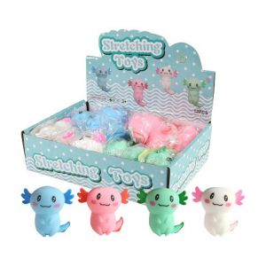 Antistresová mačkací figurka axolotl