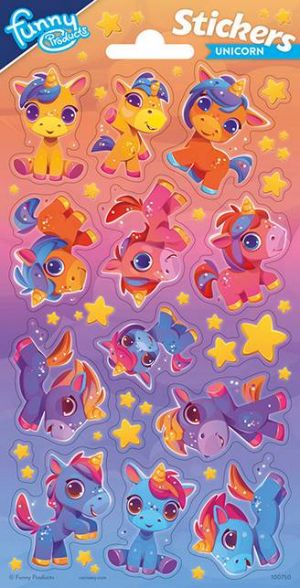 Samolepky - Jednorožci (typ-C)