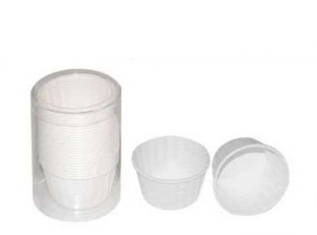 Košíčky cukrářské pevné bílé 25ks (pr. 5cm, v. 4cm)