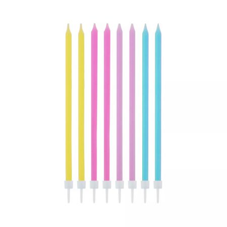 ALBI Svíčky dortové 16 ks neonové 14,5 cm