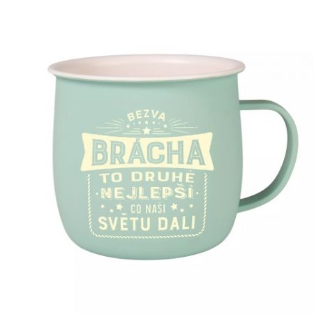 ALBI Outdoorový hrnek - Bezva brácha