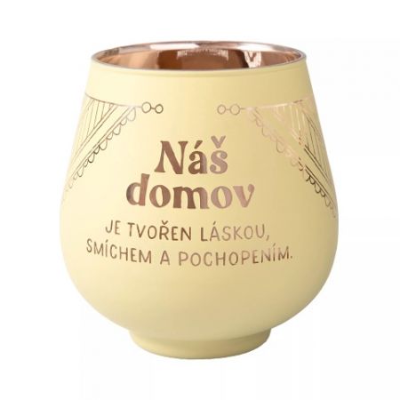 ALBI Zrcadlový svícen - Náš domov
