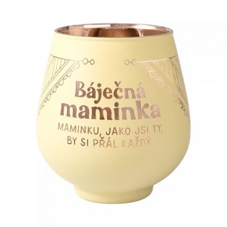 ALBI Zrcadlový svícen - Báječná maminka