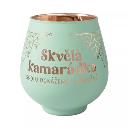 ALBI Zrcadlový svícen - Skvělá kamarádka