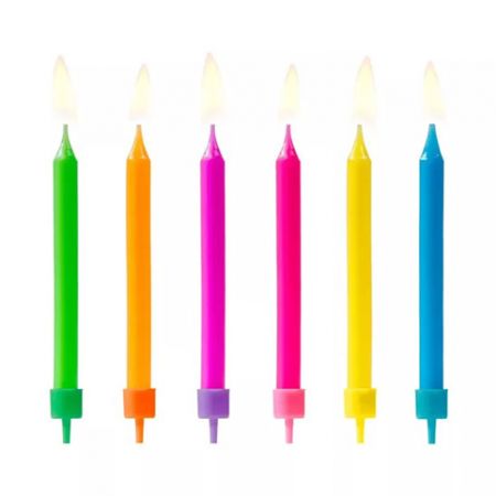 ALBI Svíčky dortové neonové 6 ks