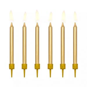 ALBI Svíčky dortové zlaté 6 ks