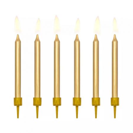 ALBI Svíčky dortové zlaté 6 ks