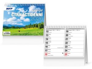 Kalendář 2026 stolní Čtrnáctidenní