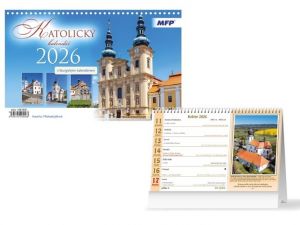 Kalendář 2026 stolní Katolický