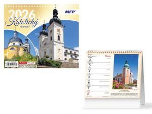 Kalendář 2026 stolní mini Katolický