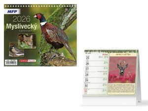 Kalendář 2026 stolní mini Myslivecký