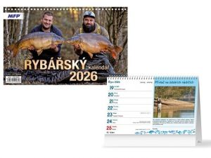 Kalendář 2026 stolní Rybářský