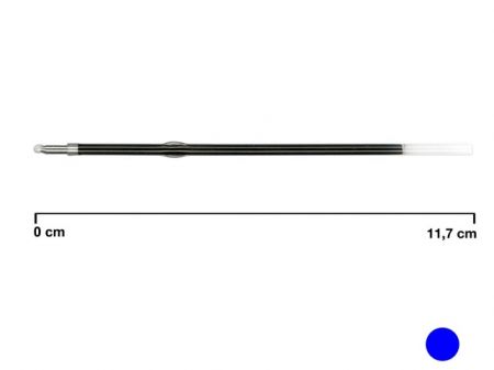 Náplň 11,7/3cm tip 0,7mm  modrá