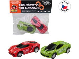 Autodráha náhradní autíčka, 2 ks 1:64