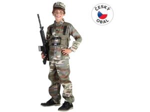 Kostým na karneval - Voják, 120-130 cm