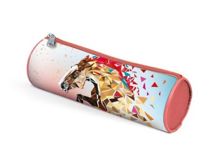 Penál etue válcová Horse