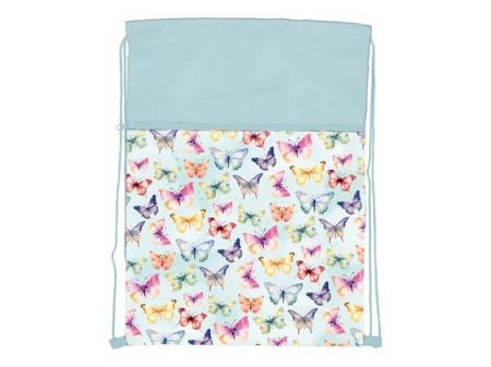 Sáček na přezůvky Butterfly 30x39cm
