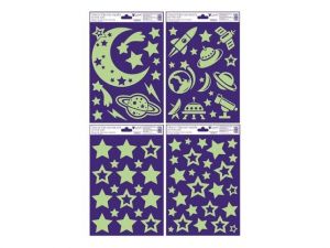 Okenní fólie 991 plastická svíticí ve tmě 20x30cm