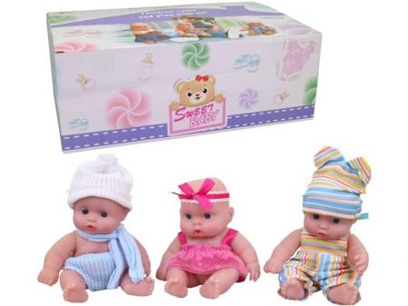 Panenka v šatičkách 17 cm