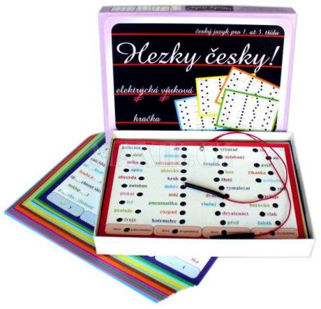 Hezky česky! společenská hra na baterie v krabici 22x16x3cm
