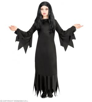Kostým čarodějnice Mortisie 140 cm