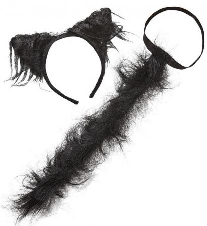 Sada kočka - ocas a uši