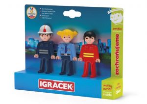 EFKO Igráček Trio Zachraňujeme - Hasič, Policista a Záchranář
