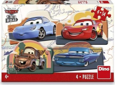 CARS NA CESTĚ 4x54 puzzle