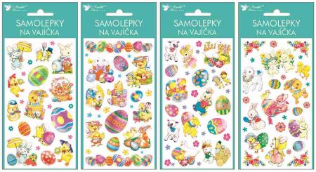 Samolepky velikonoční gelové 19 x 9cm